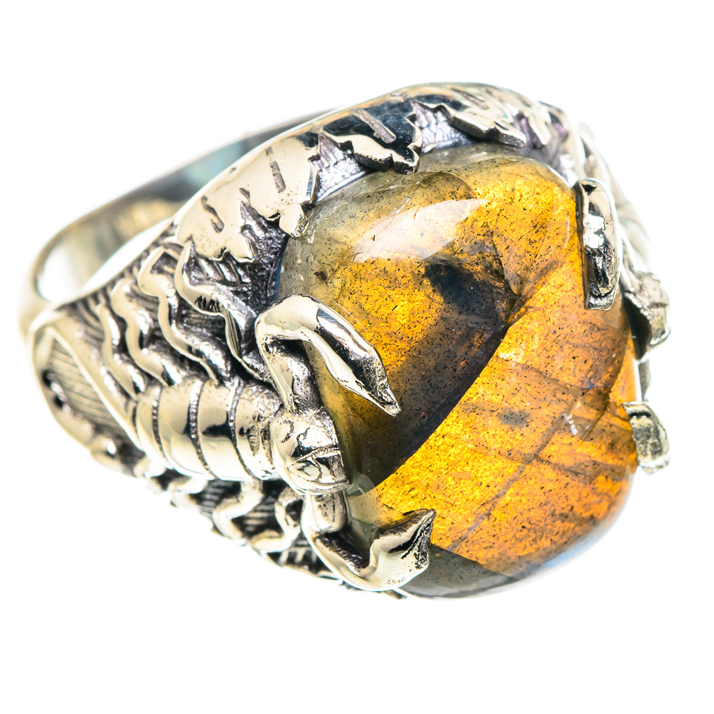 Labradorite Rings handcrafted by Ana Silver Co - RING91614