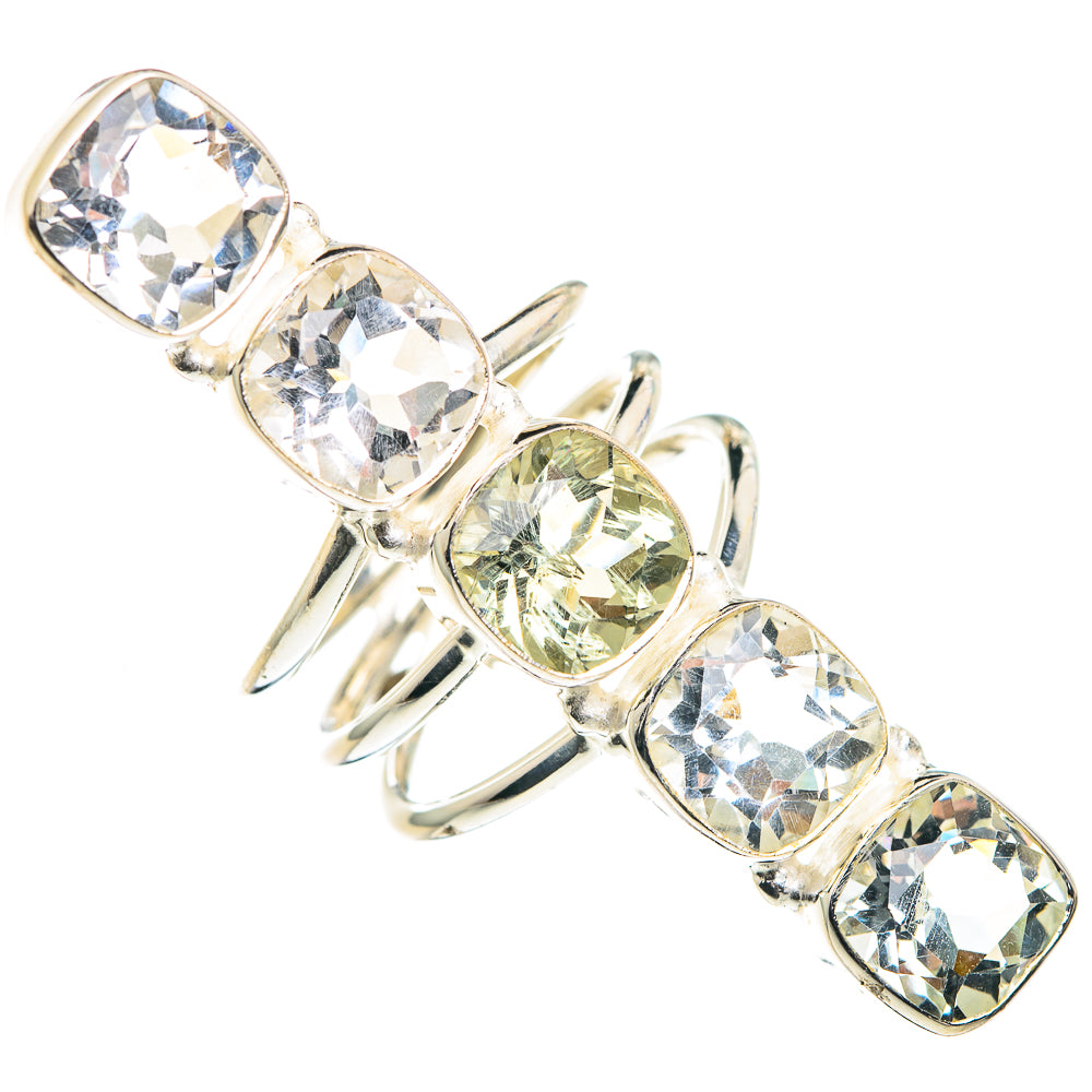 White Quartz Rings handcrafted by Ana Silver Co - RING91617