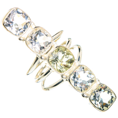 White Quartz Rings handcrafted by Ana Silver Co - RING91617