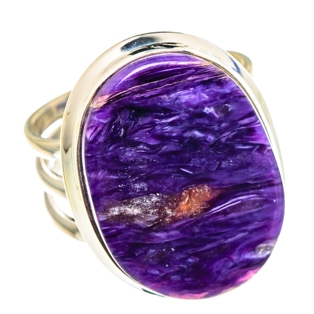 Charoite Rings handcrafted by Ana Silver Co - RING91620