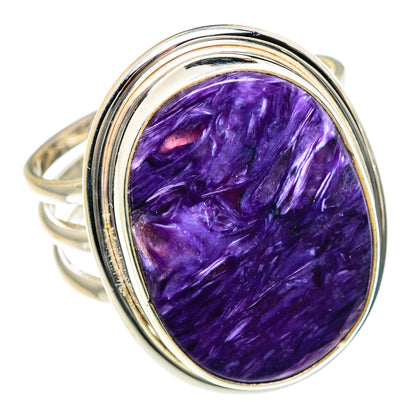 Charoite Rings handcrafted by Ana Silver Co - RING91634