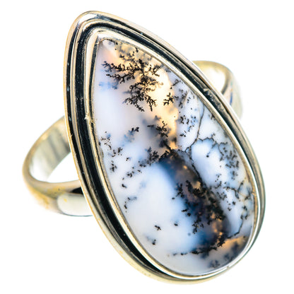 Dendritic Opal Rings handcrafted by Ana Silver Co - RING91640