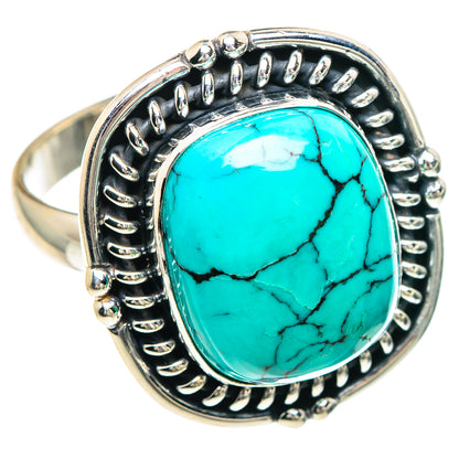 Tibetan Turquoise Rings handcrafted by Ana Silver Co - RING91646