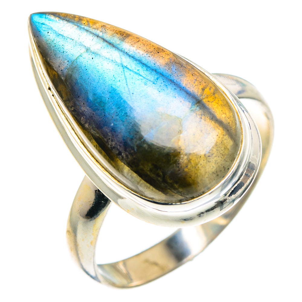 Labradorite Rings handcrafted by Ana Silver Co - RING91649