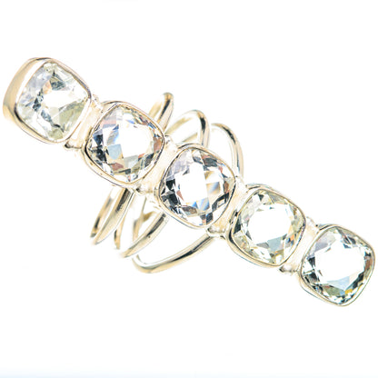 White Quartz Rings handcrafted by Ana Silver Co - RING91652