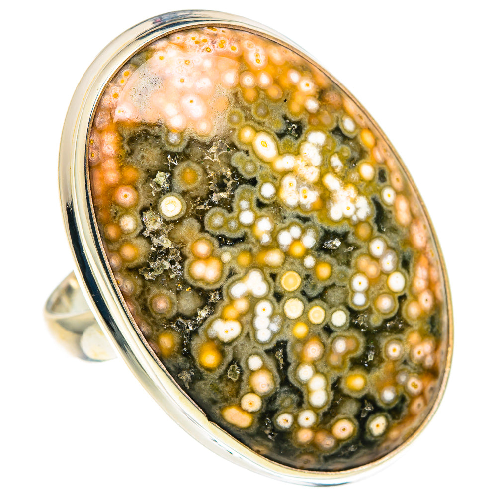 Ocean Jasper Rings handcrafted by Ana Silver Co - RING91656