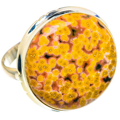 Ocean Jasper Rings handcrafted by Ana Silver Co - RING91658 - Photo 2