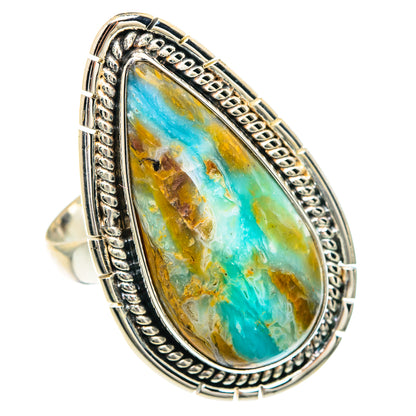 Peruvian Opal Rings handcrafted by Ana Silver Co - RING91686