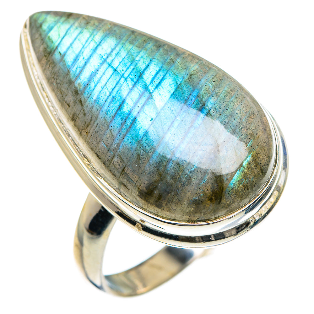 Labradorite Rings handcrafted by Ana Silver Co - RING91689