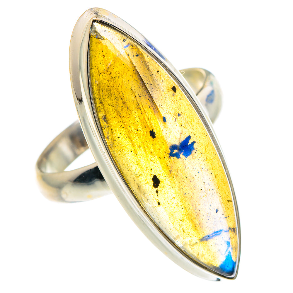 Labradorite Rings handcrafted by Ana Silver Co - RING91690