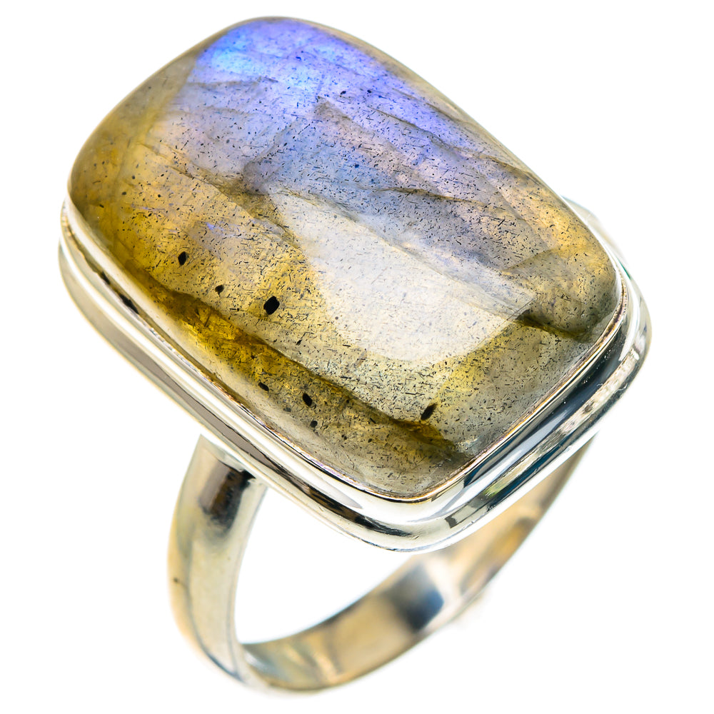 Labradorite Rings handcrafted by Ana Silver Co - RING91692