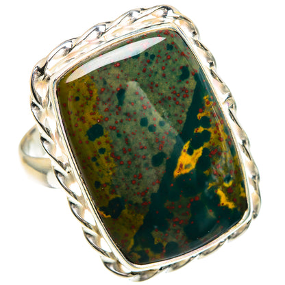 Bloodstone Rings handcrafted by Ana Silver Co - RING91694