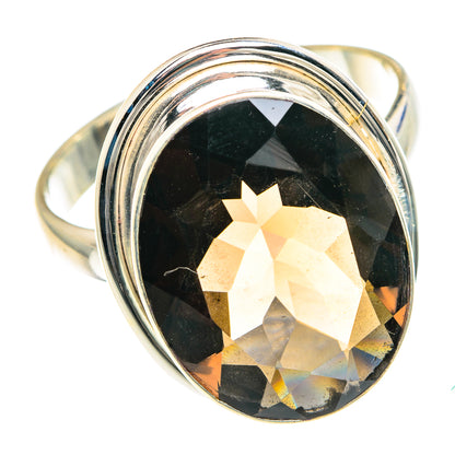 Smoky Quartz Rings handcrafted by Ana Silver Co - RING91696