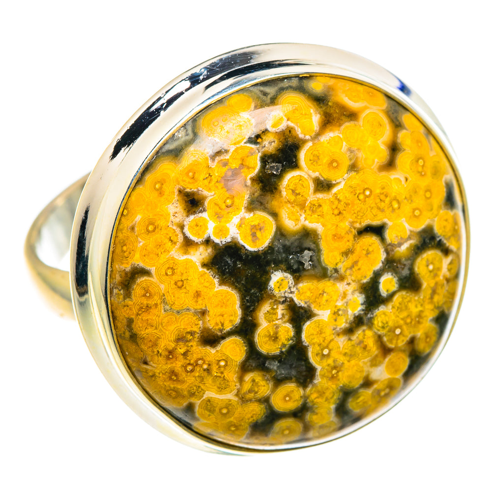 Ocean Jasper Rings handcrafted by Ana Silver Co - RING91699 - Photo 2
