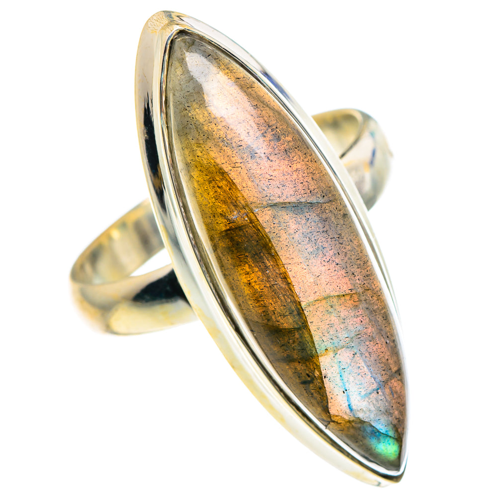Labradorite Rings handcrafted by Ana Silver Co - RING91714
