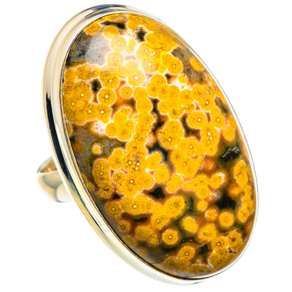 Ocean Jasper Rings handcrafted by Ana Silver Co - RING91723