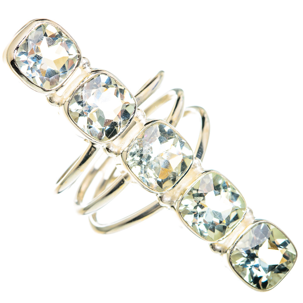 White Quartz Rings handcrafted by Ana Silver Co - RING91733