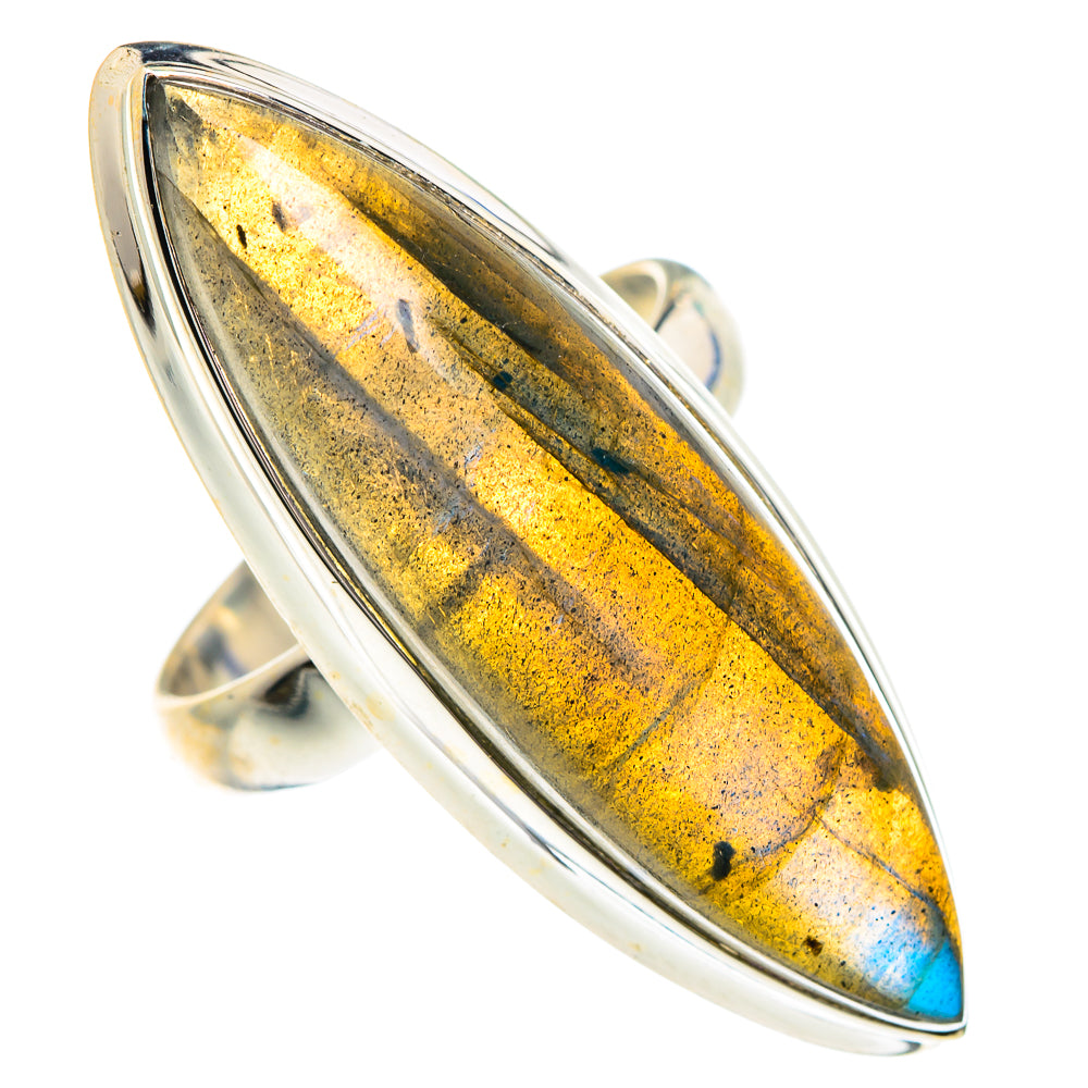Labradorite Rings handcrafted by Ana Silver Co - RING91738
