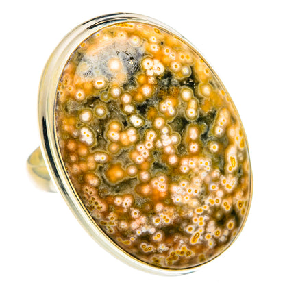 Ocean Jasper Rings handcrafted by Ana Silver Co - RING91743 - Photo 2
