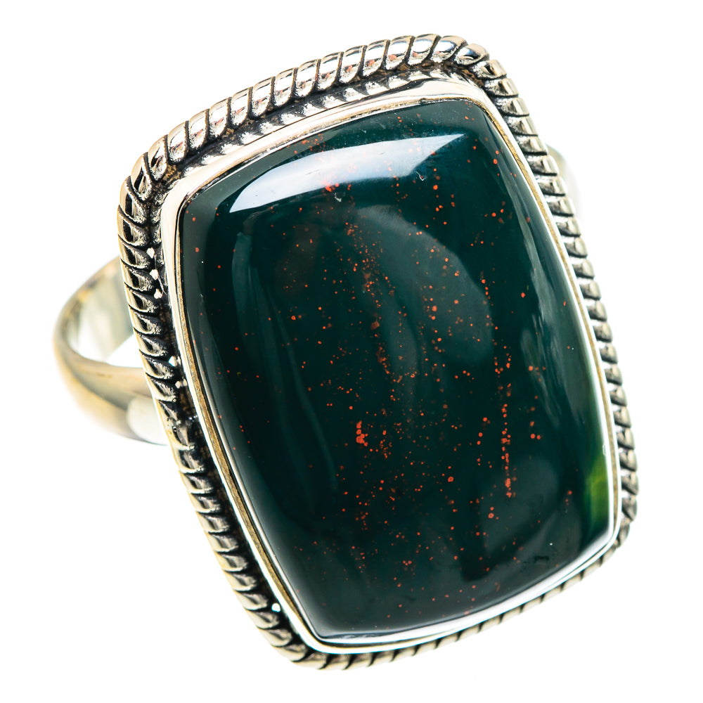 Bloodstone Rings handcrafted by Ana Silver Co - RING91767