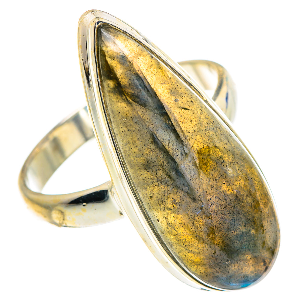 Labradorite Rings handcrafted by Ana Silver Co - RING91778