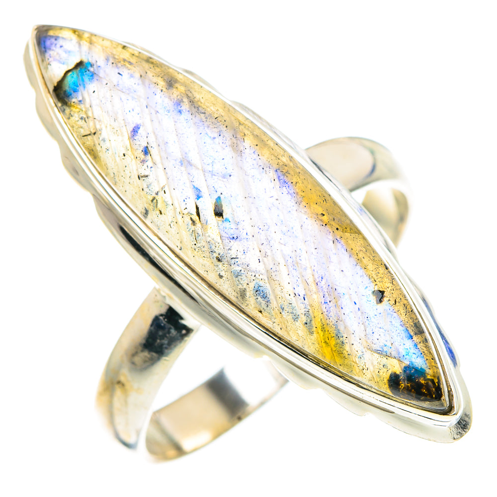 Labradorite Rings handcrafted by Ana Silver Co - RING91779