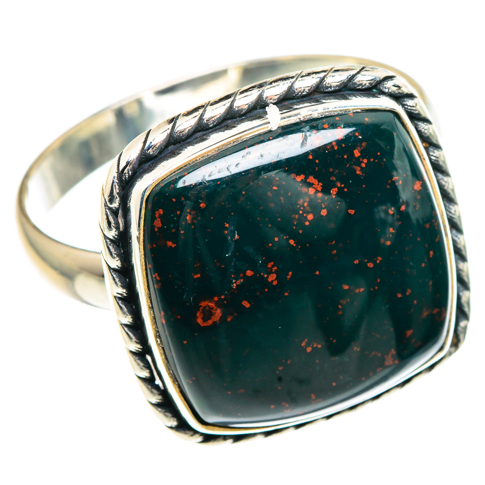 Bloodstone Rings handcrafted by Ana Silver Co - RING91784