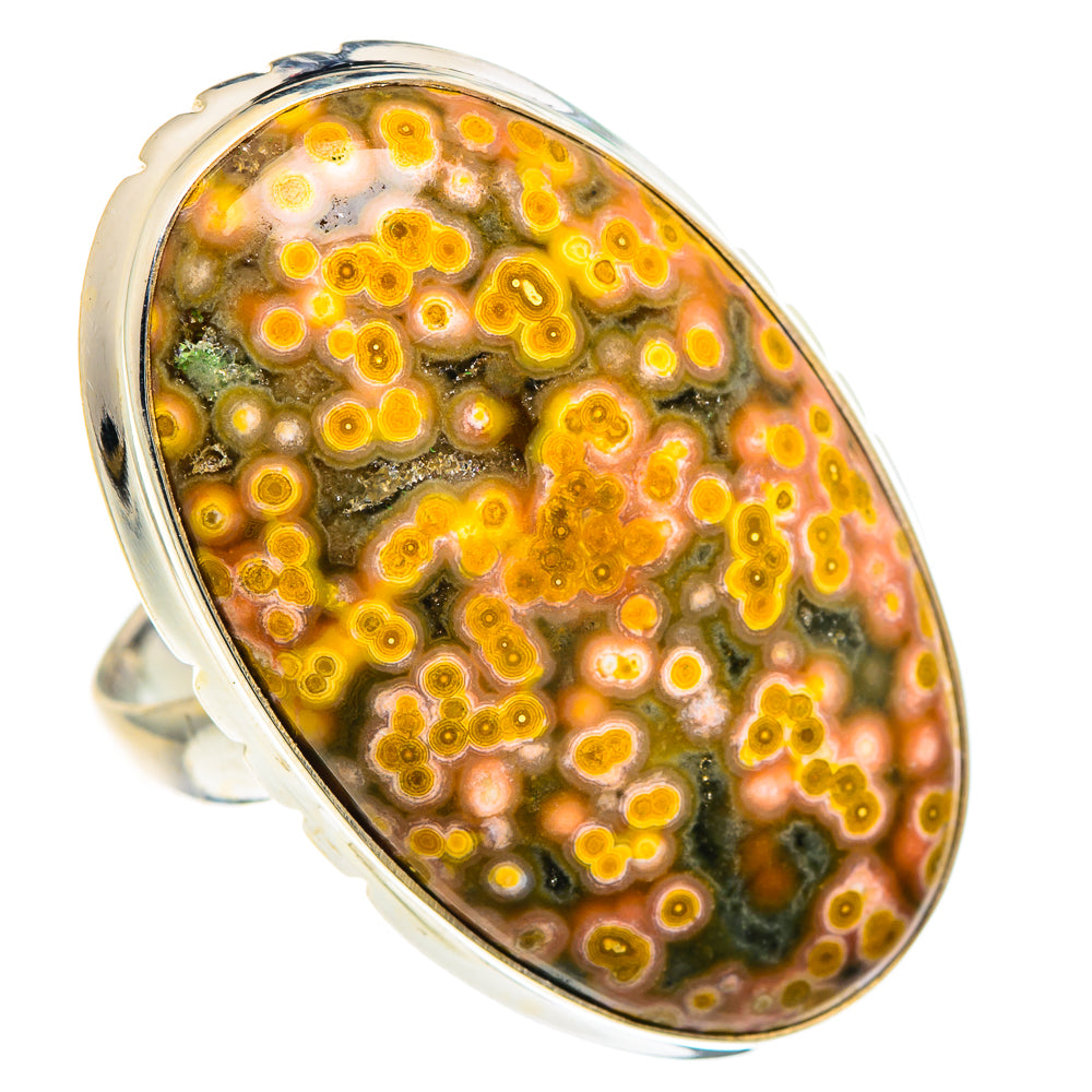Ocean Jasper Rings handcrafted by Ana Silver Co - RING91789