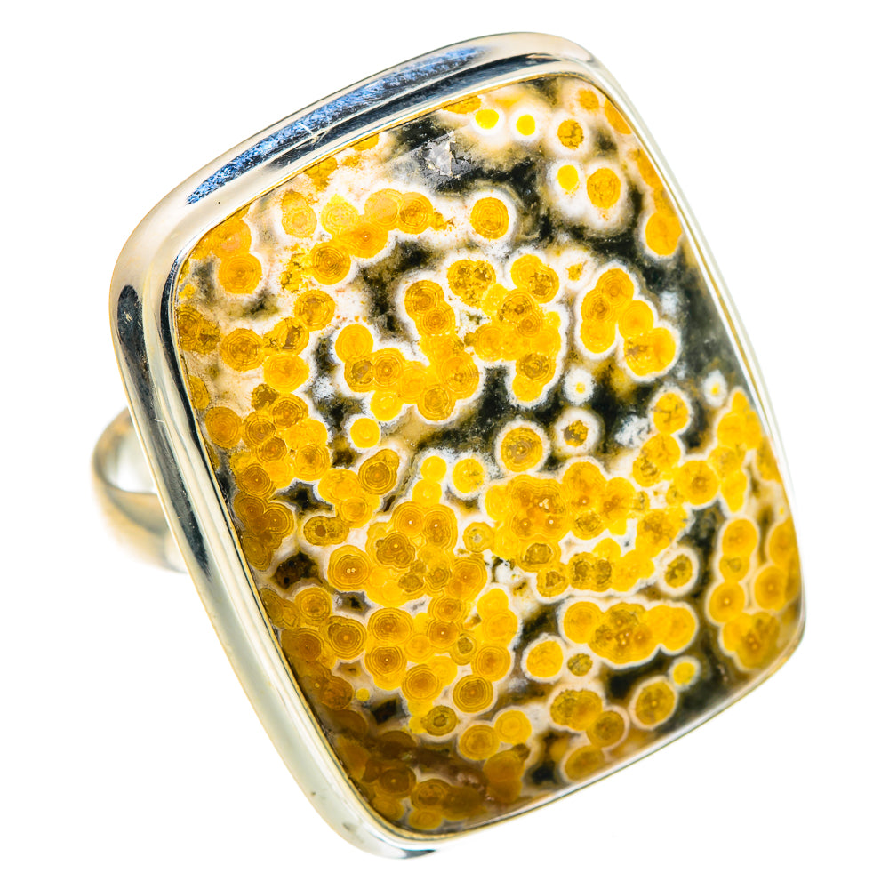 Ocean Jasper Rings handcrafted by Ana Silver Co - RING91790