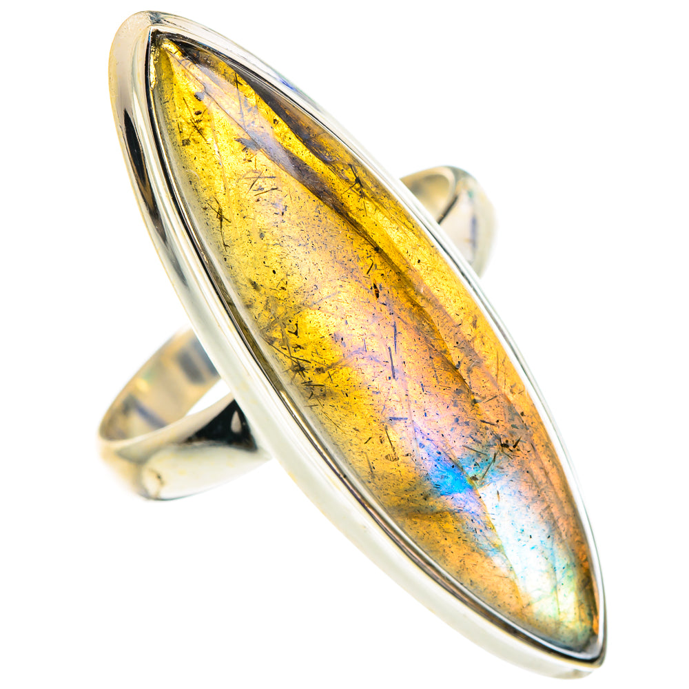 Labradorite Rings handcrafted by Ana Silver Co - RING91791