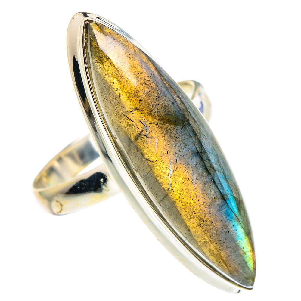 Labradorite Rings handcrafted by Ana Silver Co - RING91794
