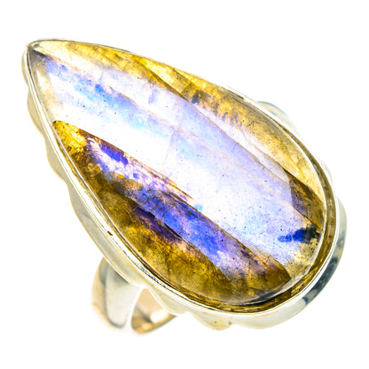 Labradorite Rings handcrafted by Ana Silver Co - RING91795