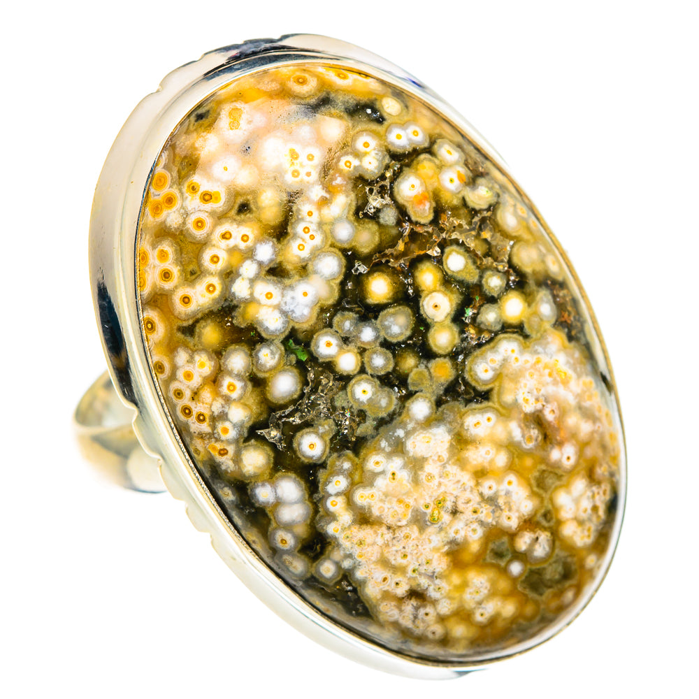 Ocean Jasper Rings handcrafted by Ana Silver Co - RING91797 - Photo 2