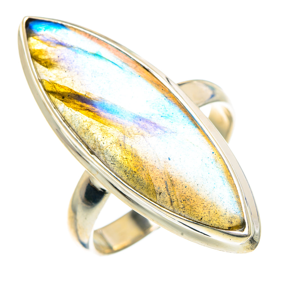 Labradorite Rings handcrafted by Ana Silver Co - RING91799