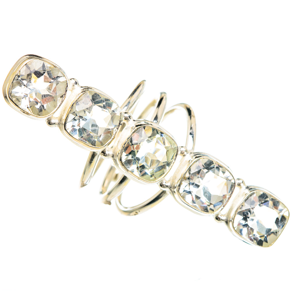 White Quartz Rings handcrafted by Ana Silver Co - RING91801