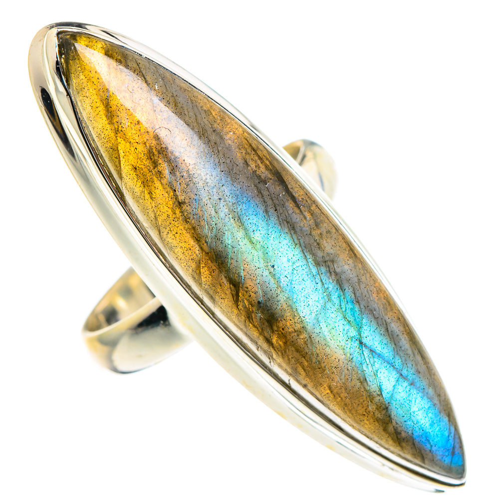 Labradorite Rings handcrafted by Ana Silver Co - RING91805