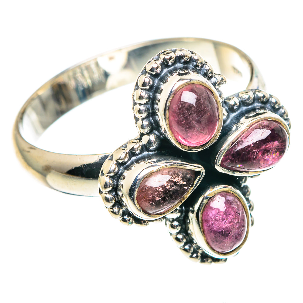 Pink Tourmaline Rings handcrafted by Ana Silver Co - RING91821