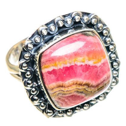 Rhodochrosite Rings handcrafted by Ana Silver Co - RING91823