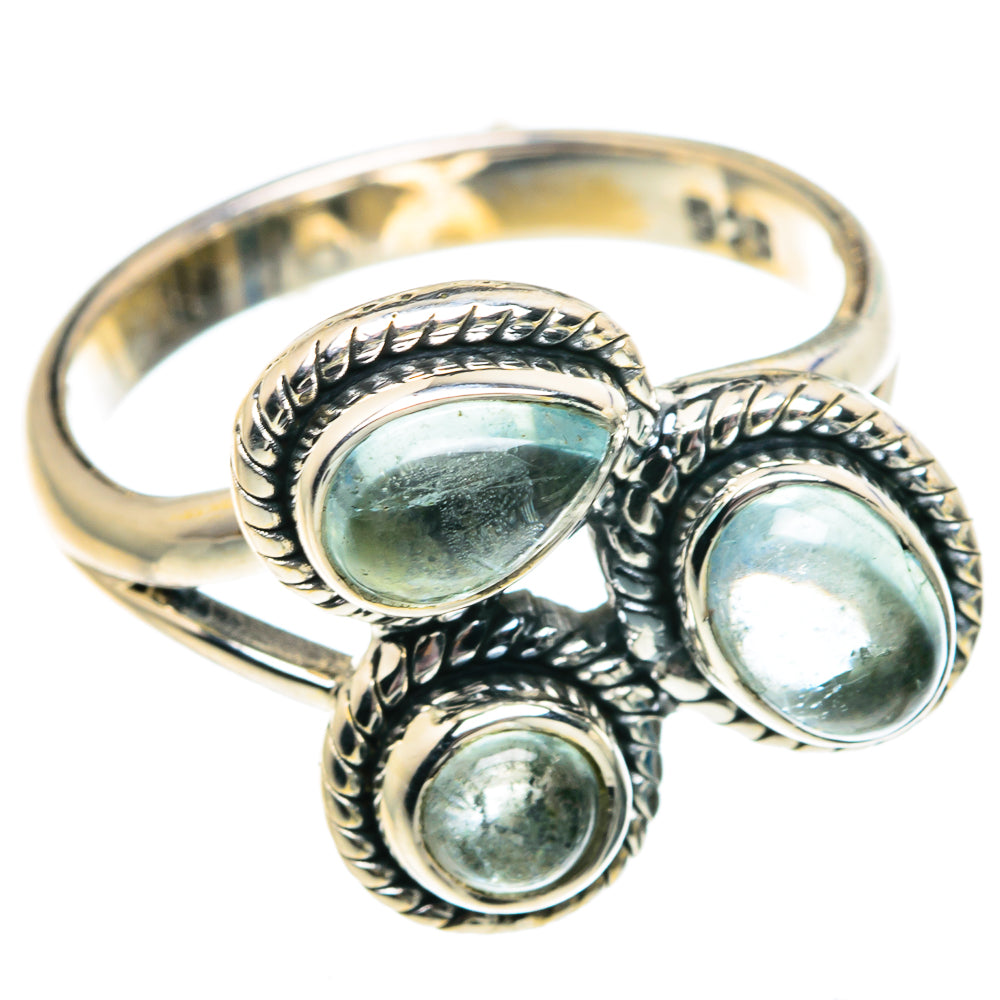 Aquamarine Rings handcrafted by Ana Silver Co - RING91837