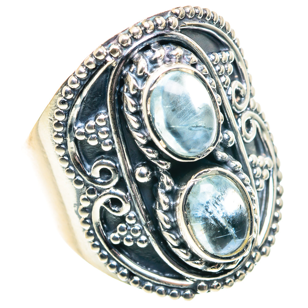 Blue Topaz Rings handcrafted by Ana Silver Co - RING91843