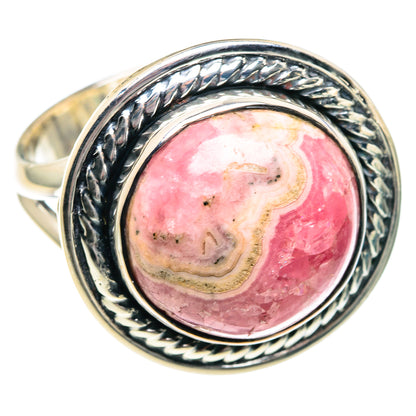 Rhodochrosite Rings handcrafted by Ana Silver Co - RING91849