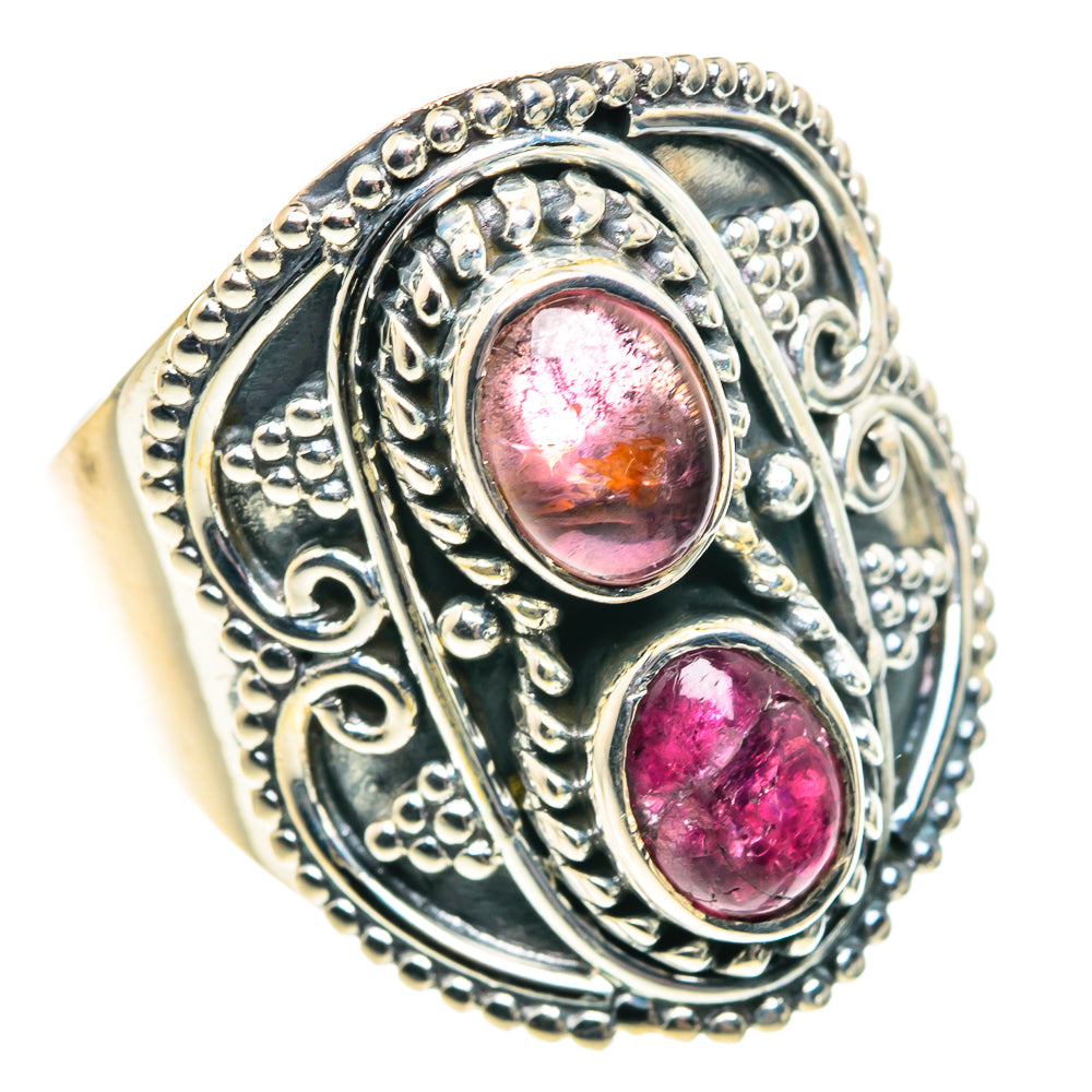 Pink Tourmaline Rings handcrafted by Ana Silver Co - RING91850