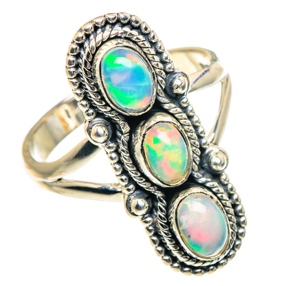 Ethiopian Opal Rings handcrafted by Ana Silver Co - RING91860