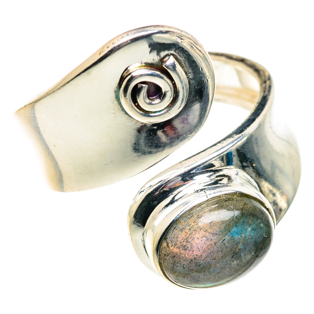 Labradorite Rings handcrafted by Ana Silver Co - RING91863