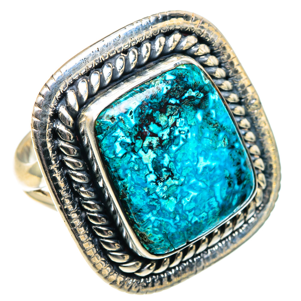 Chrysocolla Rings handcrafted by Ana Silver Co - RING91867