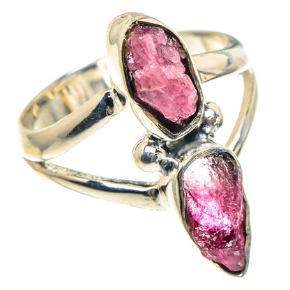 Pink Tourmaline Rings handcrafted by Ana Silver Co - RING91877