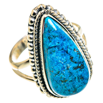 Chrysocolla Rings handcrafted by Ana Silver Co - RING91886