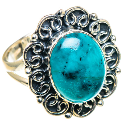 Chrysocolla Rings handcrafted by Ana Silver Co - RING91889