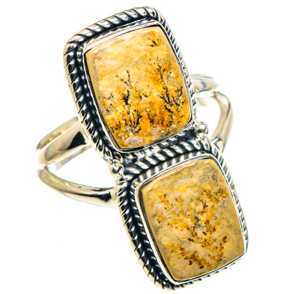 Germany Psilomelane Dendrite Rings handcrafted by Ana Silver Co - RING91898