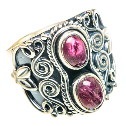 Pink Tourmaline Rings handcrafted by Ana Silver Co - RING91901